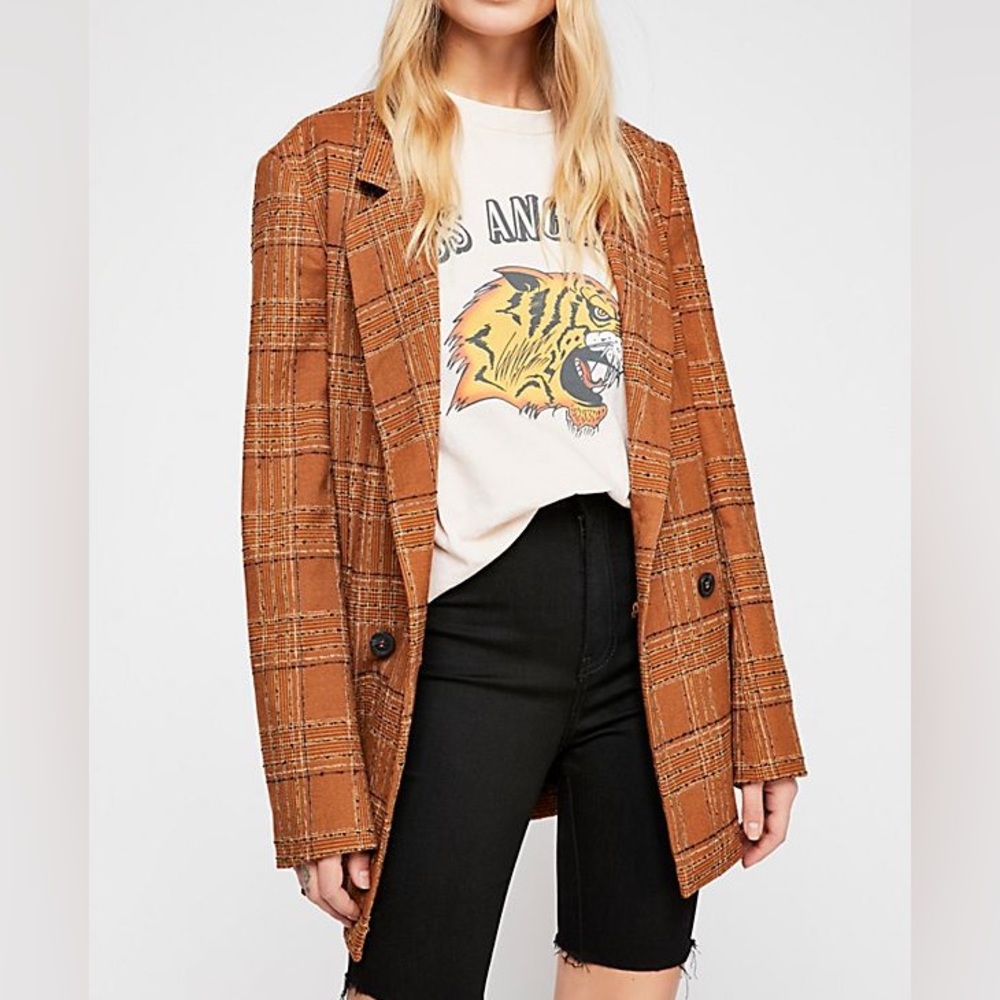 Free People Sporty Uptown Girl Blazer - Picture 6 of 16